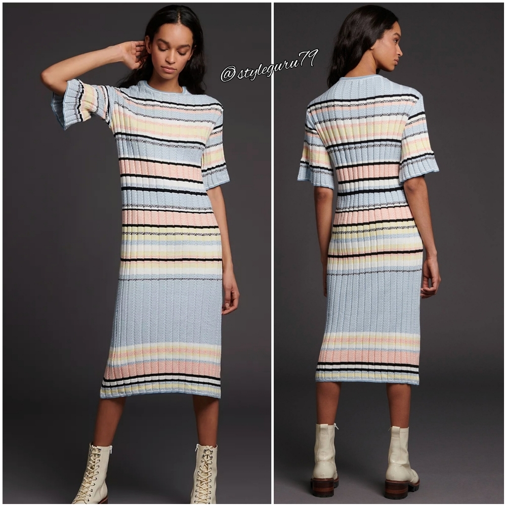 NWT, Anthropologie, Roberta Maxi Sweater Dress